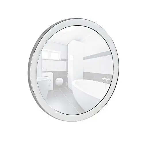 Produktbild: WENKO Kosmetik-Wandspiegel Pistoia Chrom 5-fache Vergrößerung, mit Saugnapfhalterung Chrom