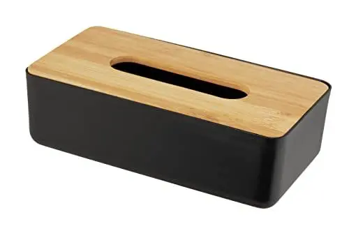 Produktbild: WENKO Kosmetiktuchbox Rotello Schwarz