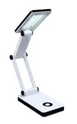 Produktbild: WENKO Maximex LED Lampe faltbar, stufenlos verstellbar, raumsparend zusammen klappbar, unabhängige Stromversorgung mit USB-Kabel, optionaler Batteriebetrieb, mit 30 LEDs, in 2 Lichtstufen regelbar