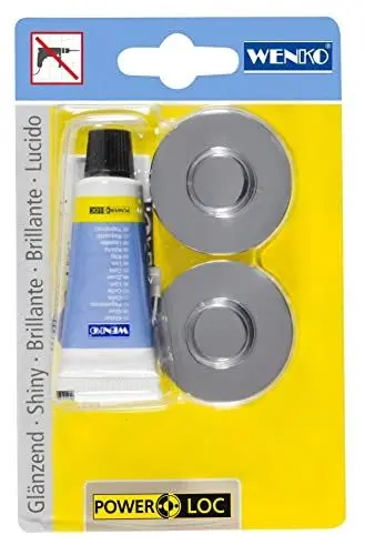 Produktbild: WENKO Power-Loc® Adapter Premium/Classic extrem fester Halt Chrom