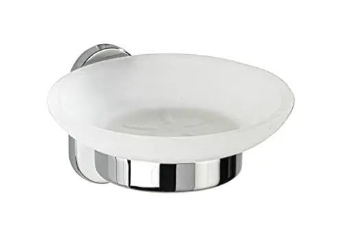 Produktbild: WENKO 22282100 Seifenablage Zinkdruckguss 12 x 11 x 7 cm, Chrom