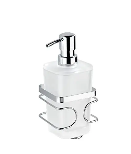 Produktbild: WENKO Seifenspender Premium Edelstahl Flüssigseifen-Spender, Spülmittel-Spender Glänzend