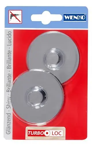 Produktbild: WENKO Turbo-Loc® Adapter Premium/Classic/Style beliebig repositionierbar Chrom