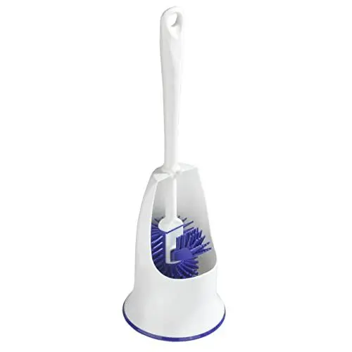Produktbild: Maximex WC-Hygiene-Garnitur - WC-Bürste mit Bürstenhalter, selbstreinigend, Kunststoff (TPR), 13.5 x 41.8 x 13.5 cm, Lila