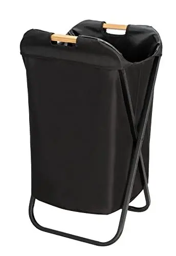 Produktbild: WENKO Wäschesammler Loft, Schwarz, Groß