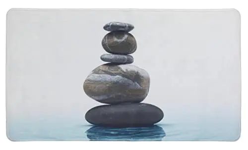 Produktbild: WENKO Wanneneinlage Meditation, Antirutsch-Badewannenmatte mit Saugnäpfen