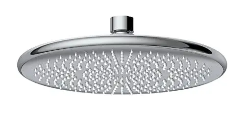 Produktbild: WENKO Wasserspar Regenduschkopf Watersaving, Kopfbrause mit Wasserspar-System, ABS, Chrom/Grau, rund, Ø 22,5 cm