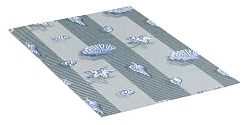 Produktbild: WENKO Weichschaummatte Mare, rutschfeste Bodenmatte, vielseitig nutzbar als pflegeleichter Duschvorleger & schmutzabweisende Küchenmatte, hygienisch, atmungsaktiv, zuschneidbar, 50 x 80 cm/Kunststoff