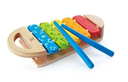 Produktbild: Hape Regenbogen Xylophon aus Holz, Musikinstrument für Kinder ab 12 Monaten