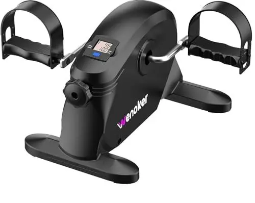 Produktbild: Wenoker Laufbander Heimtrainer Mini Fitnessbike Rehabilitations Pedaltrainer Arm und Beintrainer mit LCD Display und Hometrainer Fitnessgerät für Zuhause Büro