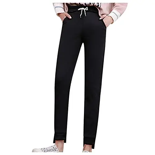 Produktbild: WENZHOU Winter Warme Leggings, Thermo Leggings Damen Schwarz Rosa Frauen Hoch Taillierte Dicke Thermische Dehnbare Legging für Mädchen #A