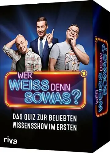 Produktbild: Wer weiß denn sowas? – Das Quiz zur beliebten Wissensshow im Ersten: Trainiere dein Allgemeinwissen mit den spannendsten Fragen der Show. Das perfekte Geschenk für alle Quiz-Fans (WWDS Quiz, Band 1)