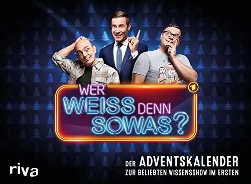 Produktbild: Wer weiß denn sowas? – Der Adventskalender zur beliebten Wissensshow im Ersten: Trainiere dein Allgemeinwissen mit spannenden Fragen. Für Quiz-Fans. Mit 24 Seiten zum Auftrennen (WWDS Advent, Band 1)