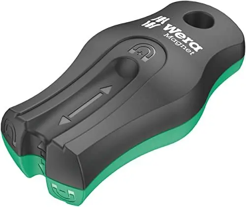 Produktbild: WERA 05033404001 9500 Magnet SB, Magnetisiergerät, Entmagnetisierer Schwarz-grün 68 x 34 mm
