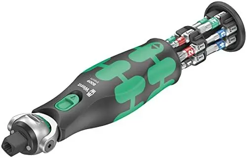 Produktbild: Wera 05004280001 8009 Zyklop Pocket Set 1, Knarren Satz, 13-teilig, Schwarz-grün