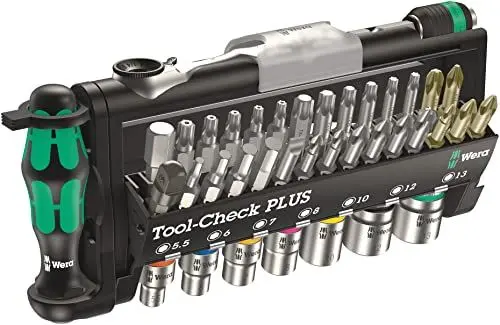 Produktbild: Wera 05056490001 Bit-Sortiment, Tool-Check PLUS, metrisch, 39-teilig