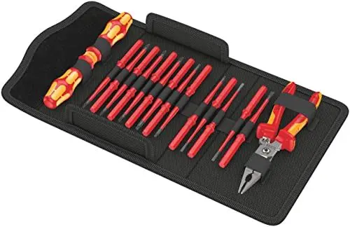 Produktbild: Wera 05136027001 Kraftform Kompakt VDE 17 extra slim 1, Isolierter Schraubendrehersatz, 17-teilig