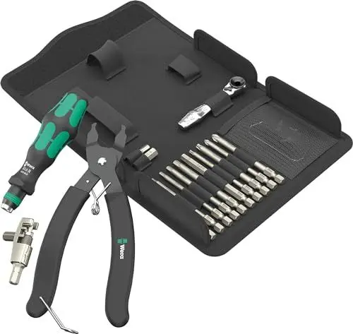 Produktbild: Wera 05136042001 9532 Kettennieter Werkstatt-Set, 20-teilig