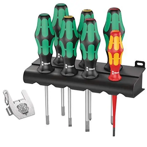 Produktbild: Wera Kraftform/7 Heavy Metal 1 VDE Schraubendreher-Set 8teilig Kreuzschlitz Phillips, Schlitz, TORX