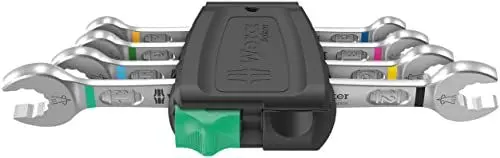 Produktbild: Wera - 05020314001 - Doppelmaulschlüssel-Satz, 6005 Joker 4 Set 1, 4-teilig