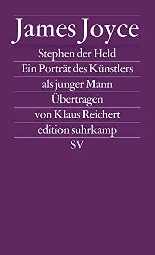 Produktbild: Werkausgabe in sechs Bänden in der edition suhrkamp: Band 2: Stephen der Held. Ein Porträt des Künstlers als junger Mann