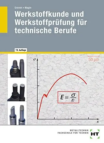 Produktbild: Werkstoffkunde und Werkstoffprüfung für technische Berufe
