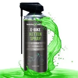 Produktbild: WerkXheld Kettenspray 400ml Fahrrad Kettenöl: Premium Kettenfett Fahrrad & Kettenwachs Rennrad – Ideal als E-Bike Zubehör & Fahrradketten Öl