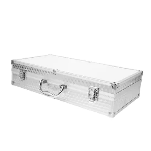 Produktbild: Koffer Aluminium Tragetasche Für 2 Fächer Aktentasche Für Herren Hardcover