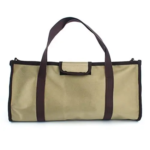 Produktbild: Werkzeugtasche, Campingtasche aus Oxford-Stoff mit Breiter Öffnung, Tragfähigkeit 20 Kg, für den Heimgebrauch (Khaki)