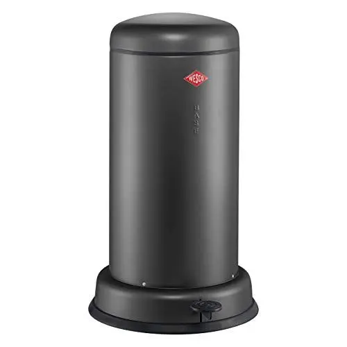 Produktbild: Wesco 134 531-77 Baseboy Abfallsammler m.Dämpfer, Rostfreier Stahl, 20 liters, H: 63,5cm x Ø36,2cm