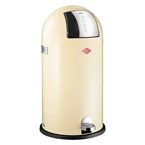 Produktbild: Wesco Kickboy Abfallsammler Metall Mandel 40 L