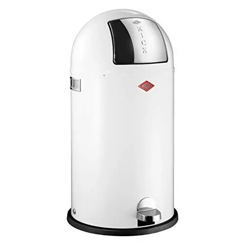 Produktbild: Wesco Kickboy Abfallsammler Metall Weiß 40 L