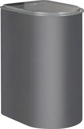 Produktbild: Wesco Vorratsdose LOFT 3 Liter aus hochwertigem Stahlblech mit Acryldeckel in der Farbe graphit matt - Lebensmittelecht - luftdicht - ideal für Schubladen