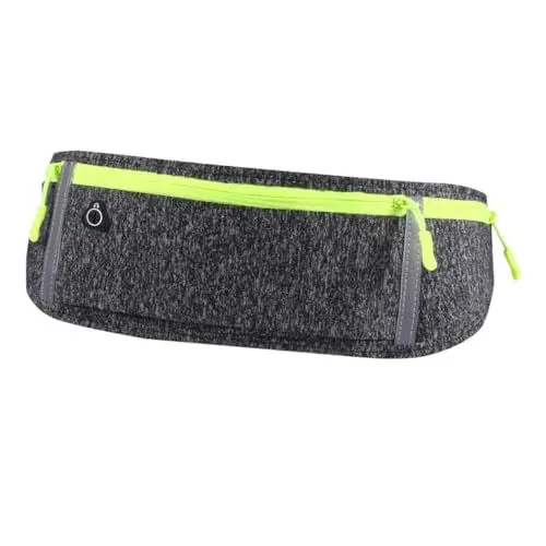 Produktbild: WESIEVYA 1stück wasserdichte Sport Bauchtasche Mit DREI Fächern Leicht Und Atmungsaktiv Zum Joggen Fitness Und Outdoor-aktivitäten Dunkelgrau Für Herren Und Damen