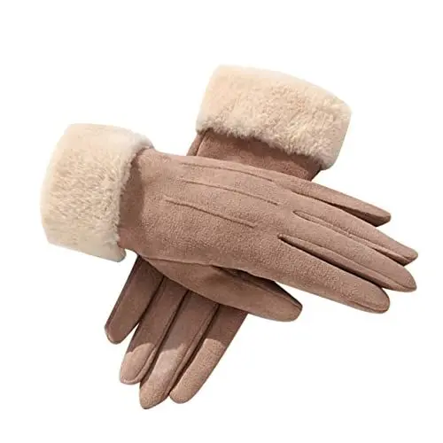 Produktbild: WESIEVYA 1 Paar Handschuhe Verdicken Winterreithandschuhe Mädchen Winterhandschuhe -handschuhe Touchscreen Warme Handschuhe Mädchen Handschuh Handwärmer Handschuhe Fäustlinge