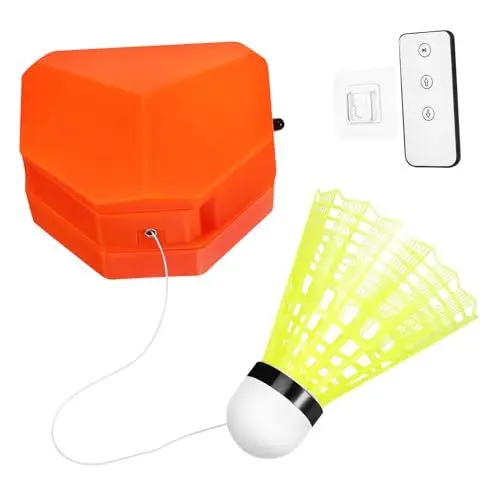 Produktbild: WESIEVYA 1satz Badminton Trainer Set Automatischer Rückprall Trainer Für Selbsttraining Tragbares Badminton-Set Für Indoor-übungen Geeignet Für Anfänger Und Fortgeschrittene