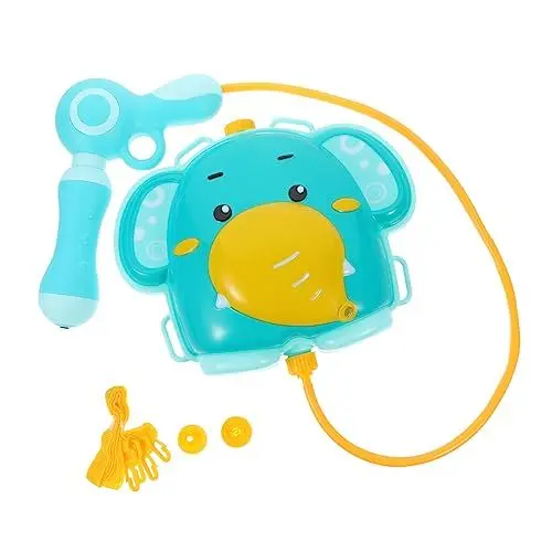 Produktbild: WESIEVYA 1 Satz Rucksack Wasserpistole Kinderspielzeug Poolspielzeug Kinder Outdoor Spielzeug Kinder draußen Spielzeug Sommer Wasserpistolen Spielzeug Wasserkampfspielzeug am Strand Plastik