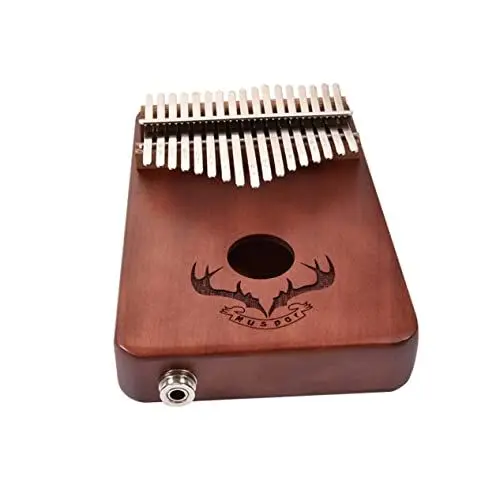 Produktbild: WESIEVYA 1stk Muspor Kalimba Mbira Daumenklavier Kalimba-fingerklavier Mini-keyboard-klavier Kalimba 17 Daumen Klavier Musik Daumeninstrument Finger-daumen-klavier Coffee Bambus
