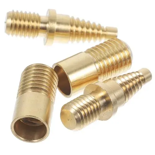 Produktbild: WESIEVYA Billard Billard-zubehör 2 Sets Billard Queue Verlängerungsschrauben Pins Für Billard Queue Zubehör Für Pool Set Mit Zufälliger Schraubenform