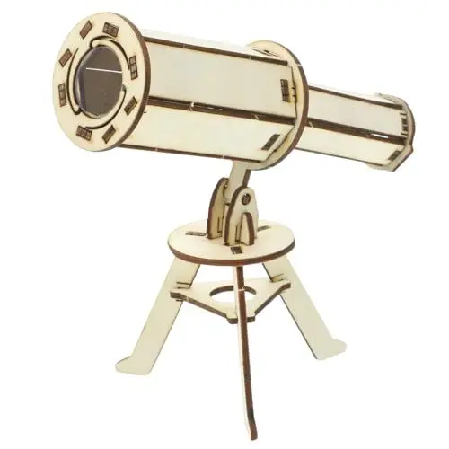 Produktbild: WESIEVYA 2 Sätze DIY Teleskop Wissenschaftslernset Sightseeing Teleskop Kits Kinder Erkunden Spielzeugteleskop Für Astronomisches Teleskop Puzzle Früherziehungsspielzeug Studentenspielzeug