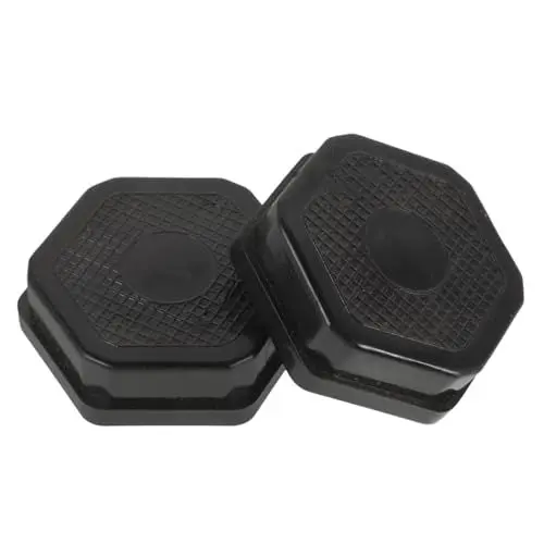 Produktbild: WESIEVYA 2st Gummiauflage Für Reckstange Krafttrainer Indoor-fitness-angebot Trainingsangebot Von Fitnessgeräten Endpolster Für Die Türtrainingsstange Fitness-accessoire Black