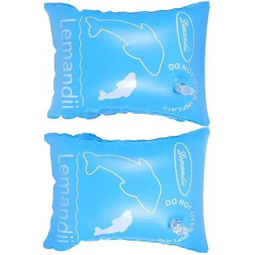 Produktbild: WESIEVYA 2st Schwimmärmel Schwimmen Ärmel Schweben Schwimmbecken Für Babys Kind Schwimmarm Schwimmt Aufblasbare Schwimmringe Sicherheitsärmel Zum Schwimmen Floats Für Erwachsene Flügel Blue