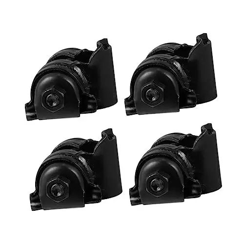 Produktbild: WESIEVYA 4 Stück Kissenclip Sattelstützenklemme Lösen Fahrradsitz Sattelklemme Sattel Fahrradsattel Clip Fahrradbolzen Binderklemme Sattelrohrclip Fahrrad Fahrradschlauchclip Black Eisen