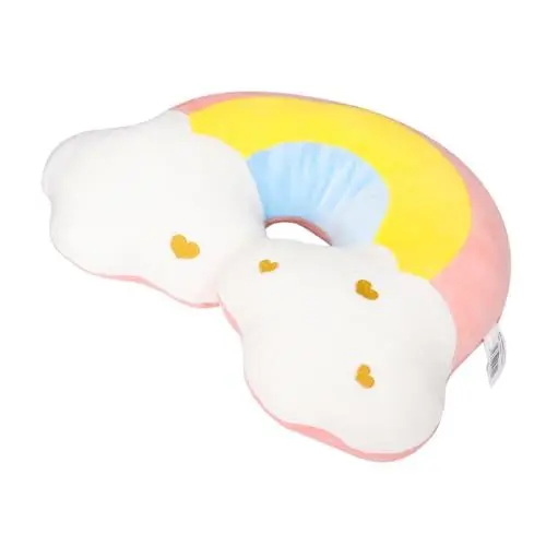 Produktbild: WESIEVYA Buntes Regenbogen Dekokissen 1 Stück Weiches Zierkissen Für Wohnzimmer & Auto Fröhliche Farben Bequemes Kissen Für Sofa & Bett