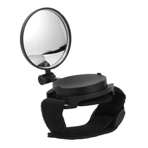 Produktbild: WESIEVYA Fahrradrückspiegel Mit Armbandspiegel Verstellbarer Spiegel Für Sicheres Fahren Bei Tag Und Nacht Kompatibel Mit Verschiedenen Fahrrädyn