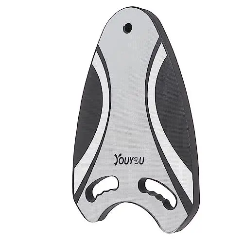 Produktbild: WESIEVYA Praktisches Schwimmbrett Kickboard für das Schwimmtraining weiches Eva-Material leicht für Jungen und Mädchen und Erwachsene Schwarz A-Version