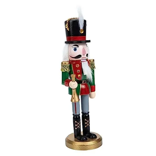 Produktbild: WESIEVYA Nussknacker Lampe Lichter Kränze Im Freien Duft Weihnachtsbanner Weihnachtstürbanner Modern Nachttisch Ornamente Weihnachten Garage Hülse Brenner Schmelzen Green Holz