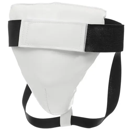 Produktbild: WESIEVYA Tragbarer Tiefschutz Aus Pu Und Abs-Kunststoff Mit Schwammmaterial Und Atmungsaktiv Für Professionellen Schrittschutz Trainingszubehör Für Outdoor-Sportarten