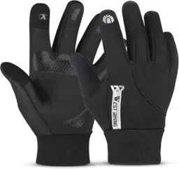 Produktbild: West Biking Fahrradhandschuhe Kinder - Winter Warme Handschuhe Kinder Touchscreen Sporthandschuhe, 2-12 Jahre Anti-Rutsch Reithandschuhe Kinder Mädchen Jungen Thermo Fleece Handschuhe Kinder (XXL)