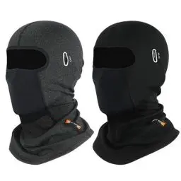 Produktbild: West Biking Sturmhaube Motorrad Winter Herren Skimaske Winddichte Atmungsaktiv Warme Gesichtsmaske, Fahrrad Sturmmaske Balaclava Damen Motorrad Sturmhaube Winter Thermo Fleece Maske (Schwarz+grau)